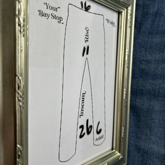 Chicos Pull On Jeggings Ankle Jeans Size 1 US 8 Embroidered Floral Stretch Blue - Picture 6 of 8